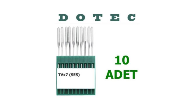 Dotec TVX7 Kollu Kemer Makine İğnesi (10 Adet)