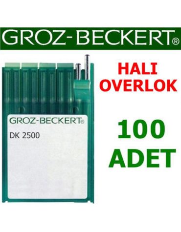 Groz Beckert DK2500 Halı Overlok İğnesi (100 Adet)