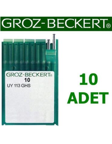 Groz Beckert UO X 113 Lastik Dikiş Makinesi İğnesi (10 Adet)