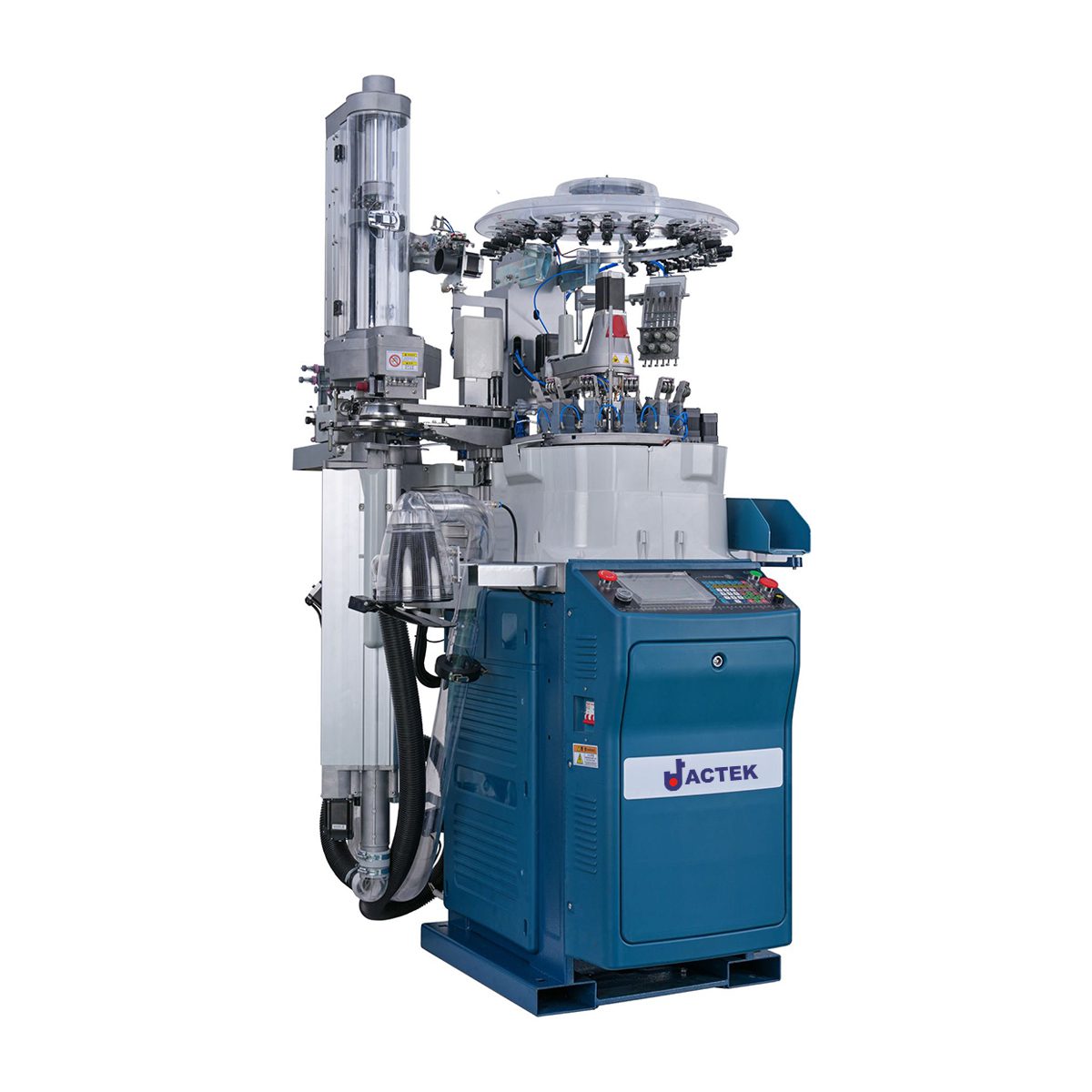 santek tekstil makineleri, yuvarlak örme makinaları, jakarlı dar dokuma makineleri, kapitone makineleri, tres halat makinesi, yaka makineleri, raschel makineler, tektsil makinaları, sanayi imalat makineleri istanbul özbekistan kazakistan rusya ماكينة حياكة الجوارب YH-6F - الصورة 2