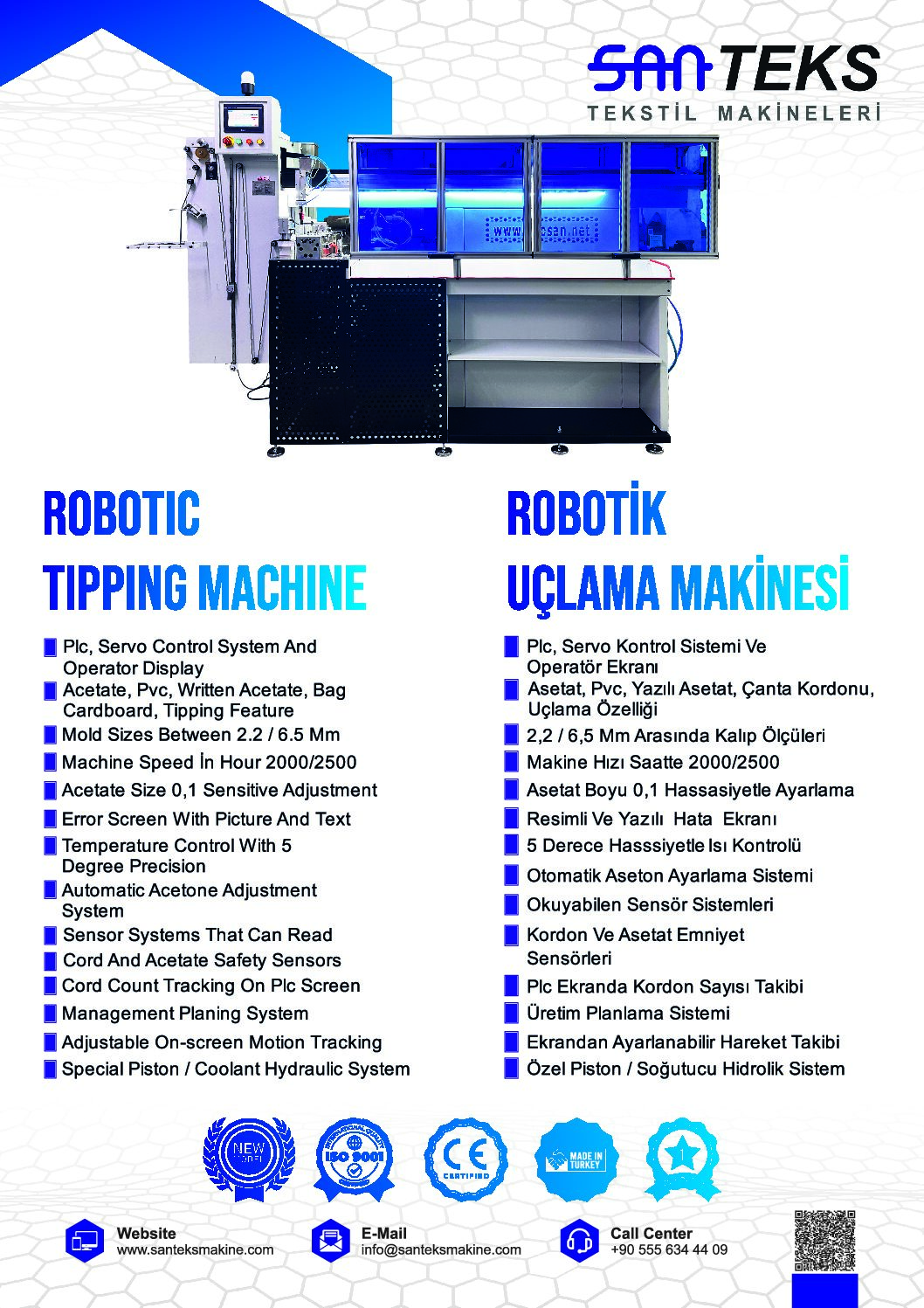 santek tekstil makineleri, yuvarlak örme makinaları, jakarlı dar dokuma makineleri, kapitone makineleri, tres halat makinesi, yaka makineleri, raschel makineler, tektsil makinaları, sanayi imalat makineleri istanbul özbekistan kazakistan rusya