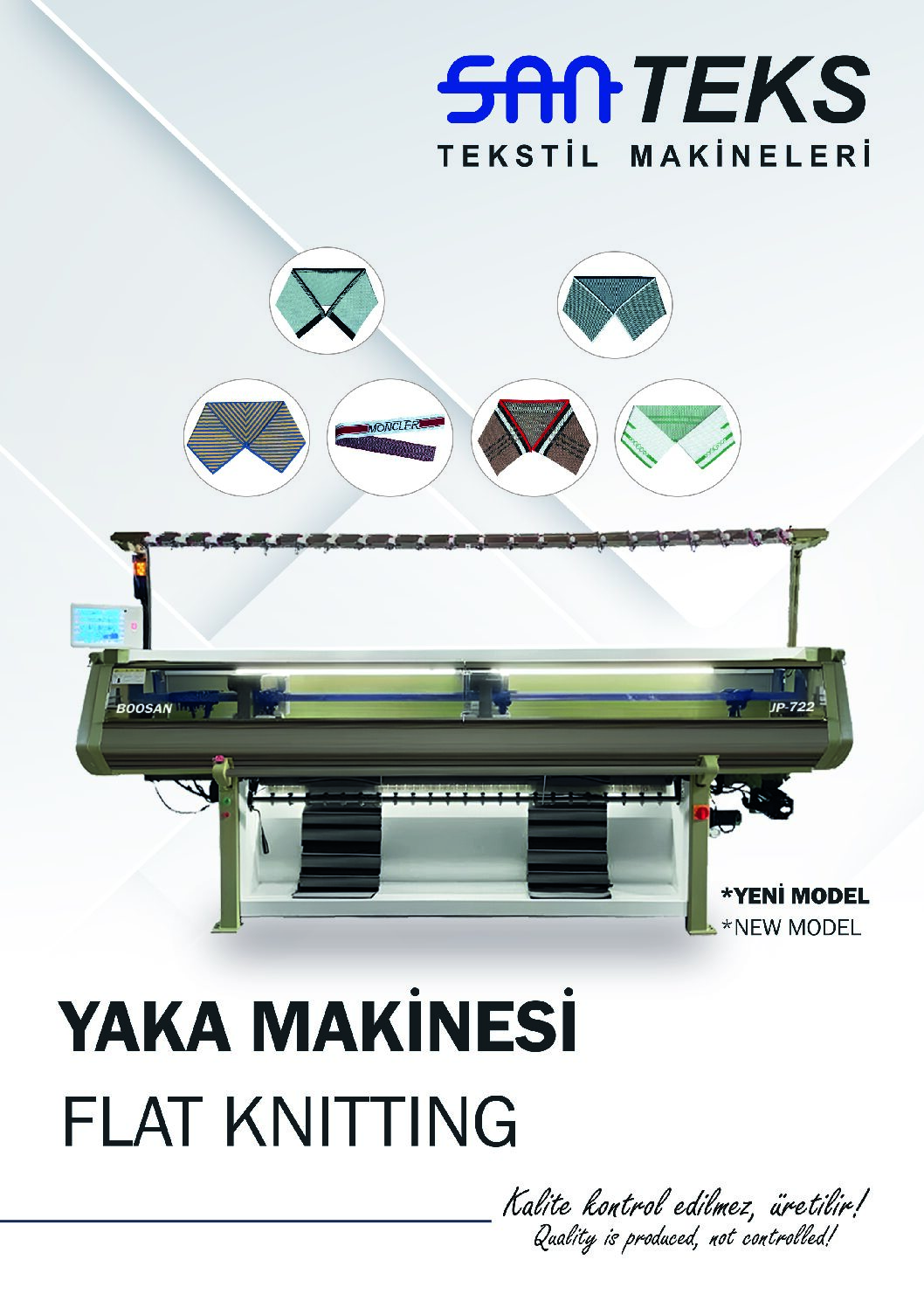 santek tekstil makineleri, yuvarlak örme makinaları, jakarlı dar dokuma makineleri, kapitone makineleri, tres halat makinesi, yaka makineleri, raschel makineler, tektsil makinaları, sanayi imalat makineleri istanbul özbekistan kazakistan rusya
